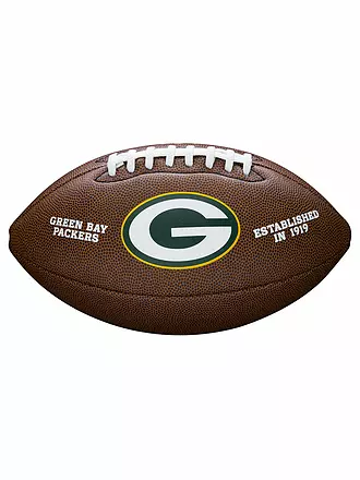 WILSON | Pallone da football americano NFL con licenza Green Bay Packers |